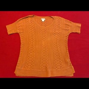 Lucky Brand Burnt Orange Lightweight Woven